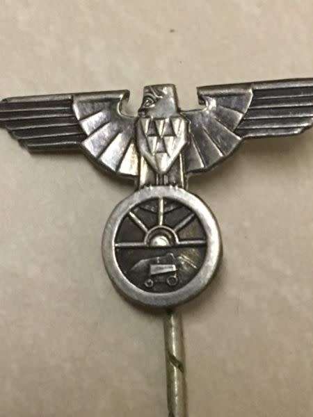 VERY RARE SILVER OSSEWA BRANDWAG PIN