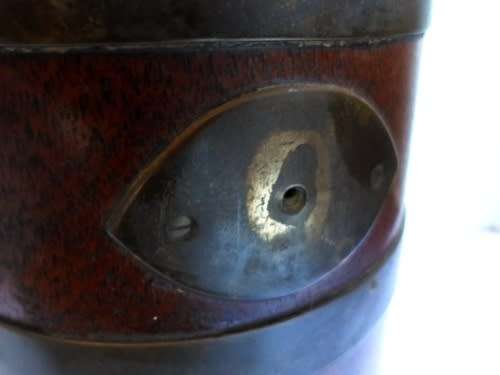 VINTAGE TOBACCO TEA BARREL ( 15 x 13 x 14 cm )