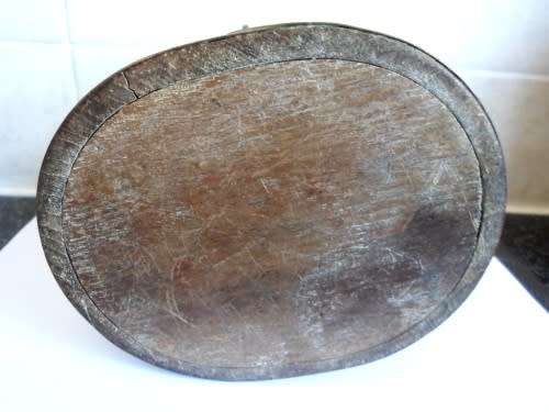 VINTAGE TOBACCO TEA BARREL ( 15 x 13 x 14 cm )