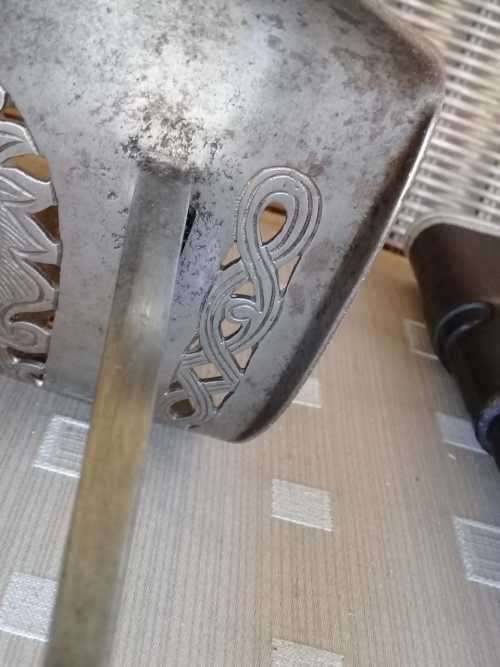 BRITISH CAVALRY SWORD WITH SCABBARD ( BOER WAR ERA)