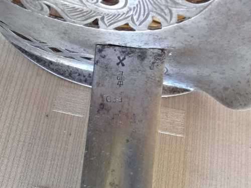 BRITISH CAVALRY SWORD WITH SCABBARD ( BOER WAR ERA)