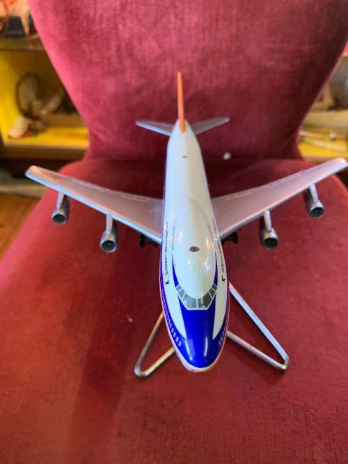 SCHUCO MODEL OF SAL PLANE ON STAND IN GOOD CONDITION ( 30 cm )