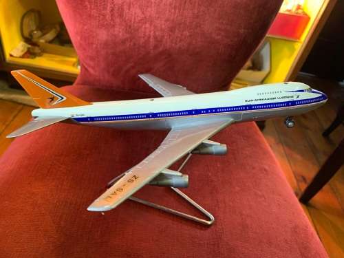 SCHUCO MODEL OF SAL PLANE ON STAND IN GOOD CONDITION ( 30 cm )