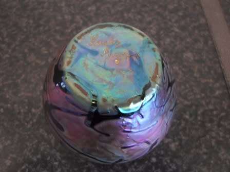 RARE BEAUTIFUL LOETZ  AUSTRIA GLASS VASE  CIRCA 1890 ( 8,5 X 7 CM )