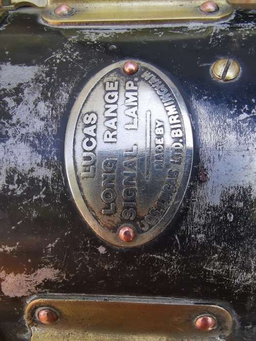 WW11 Lucas Ships Longrange Signal Lamp converted
