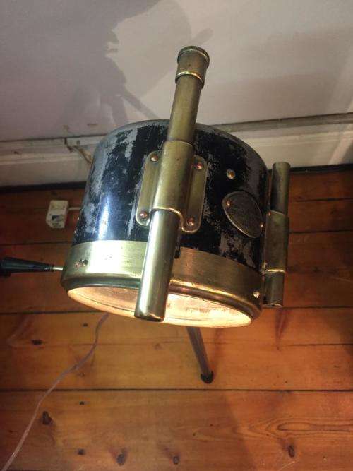WW11 Lucas Ships Longrange Signal Lamp converted