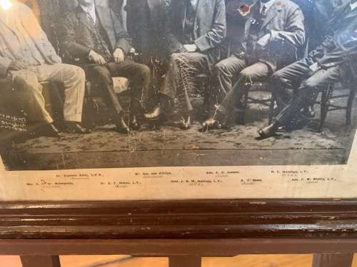 Framed picture of Die Vryheidsdeputasie circa 1919