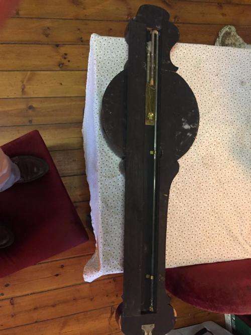 Vintage Mahogany Barometer ( 100 x 32 cm )
