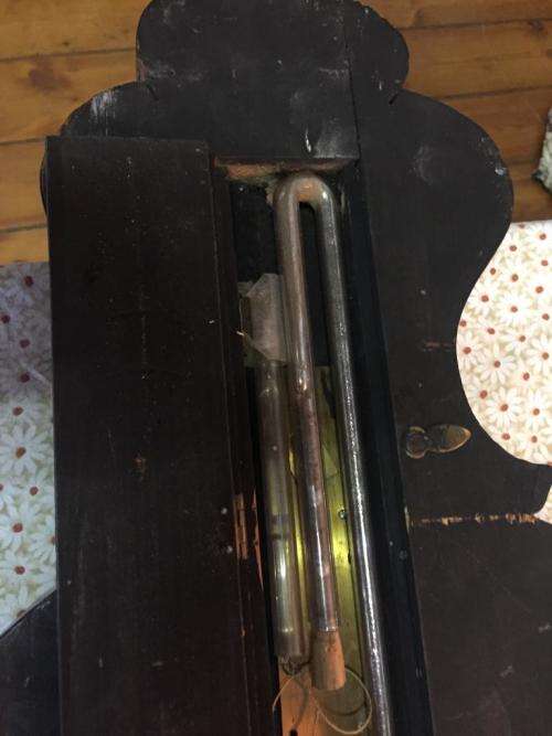 Vintage Mahogany Barometer ( 100 x 32 cm )