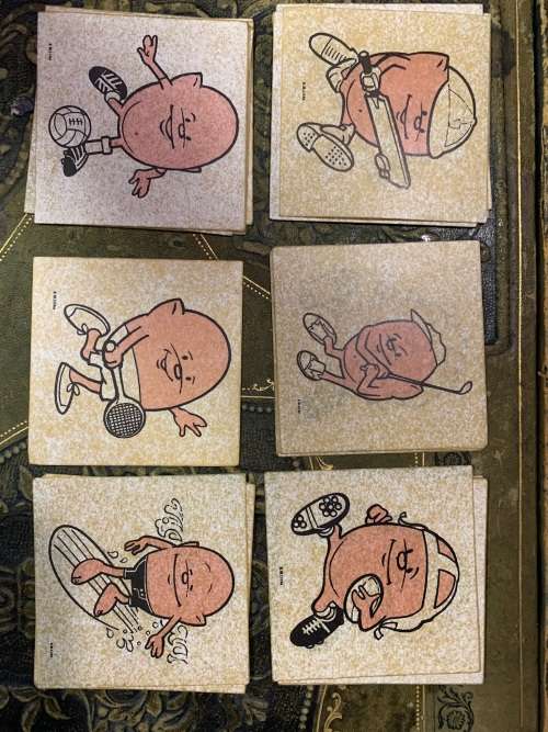 Rare Collection Set of 6 Total Galoop Stickers from the 70s