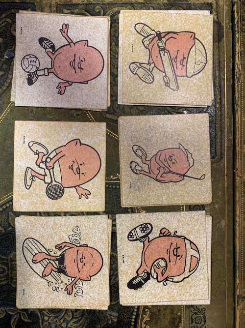Rare Collection Set of 6 Total Galoop Stickers from the 70s