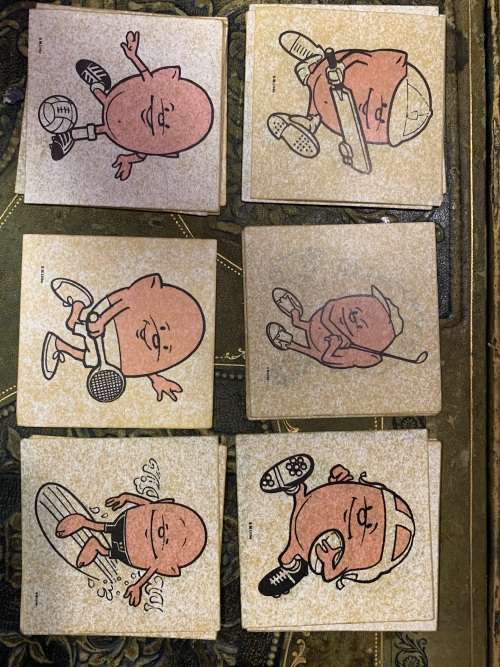 Rare Collection Set of 6 Total Galoop Stickers from the 70s