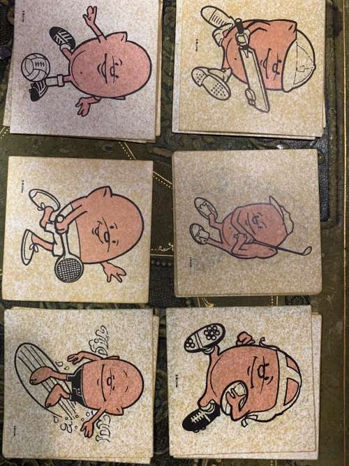Rare Collection Set of 6 Total Galoop Stickers from the 70s