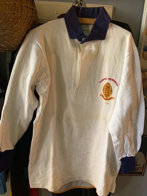 Rugby Jersey: Rampie Stander Memorial Match Worn Jersey no 1.
