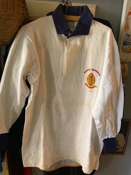 Rugby Jersey: Rampie Stander Memorial Match Worn Jersey no 1.