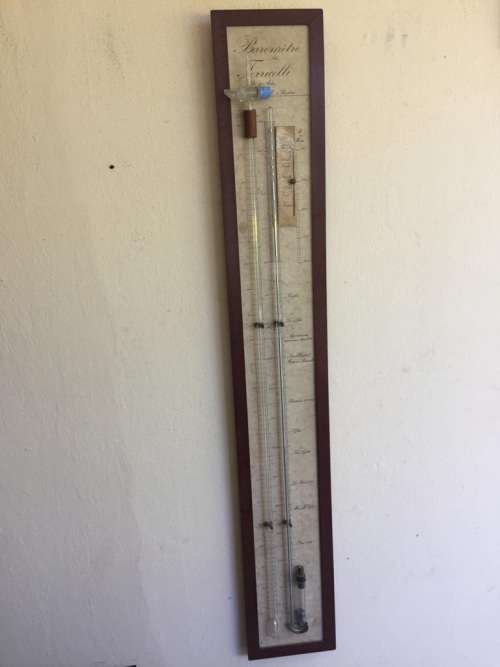 VINTAGE BAROMETER ( 102 x 16 cm )