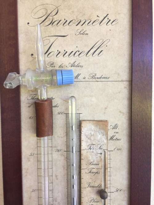 VINTAGE BAROMETER ( 102 x 16 cm )