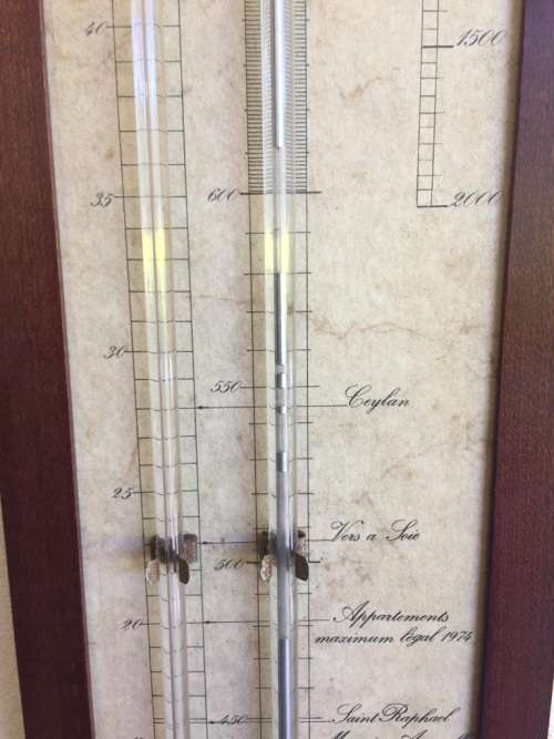VINTAGE BAROMETER ( 102 x 16 cm )