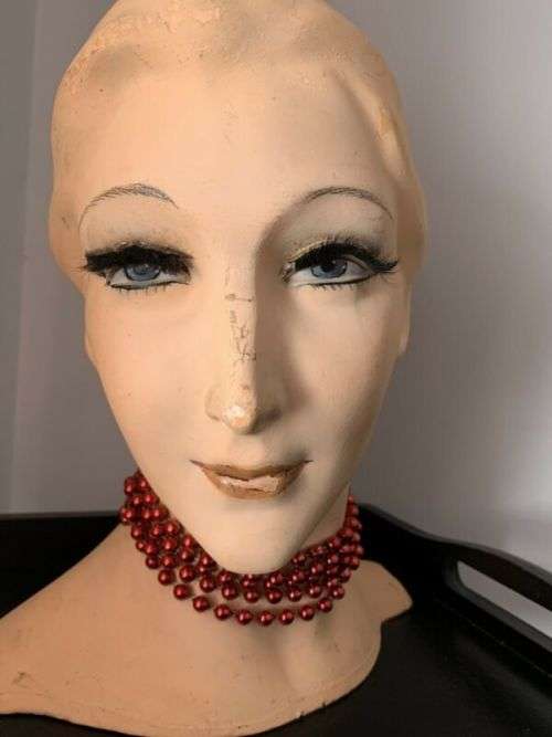 VINTAGE ART DECO MANNEQUIN HEAD