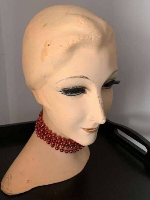 VINTAGE ART DECO MANNEQUIN HEAD