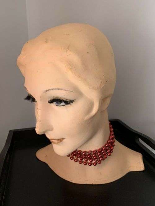VINTAGE ART DECO MANNEQUIN HEAD