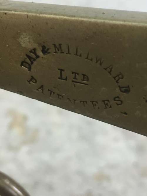 RARE CAST IRON AND BRASS SCALE ( DAY AND MILLARD )