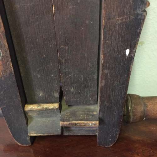RARE POLICE RATTLE CIRCA 1830 ( 25 x 25 cm )