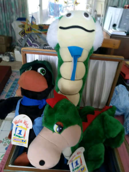 WIELIE WALIE KARAKTERS : SAREL SEEMONSTER, KAREL KRAAI EN BENNIE BOEKWURM