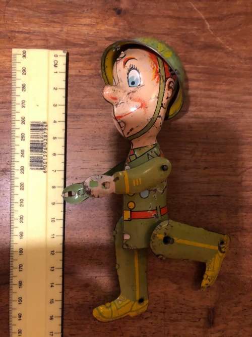 Vintage Tinplate GI Joe