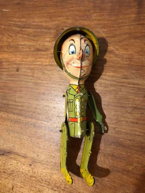 Vintage Tinplate GI Joe