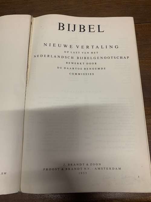 Rare 1953 Bijbel/ Bybel