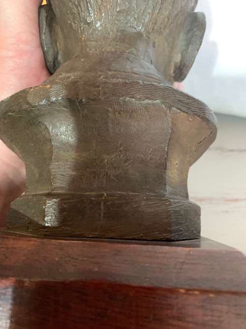 BRONZE BUST OF JAN F.E CELLIERS BY COERT STEYNBERG ( 22 CM)