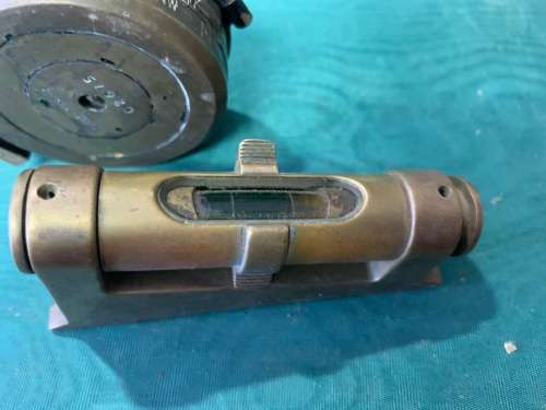 Vintage Brass Compass and Dumpy Level