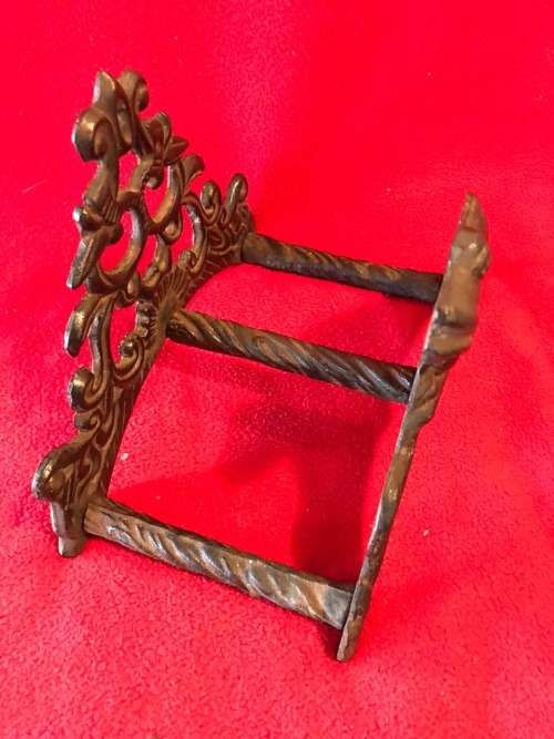 VINTAGE CAST IRON FROG BOOT SCRAPER