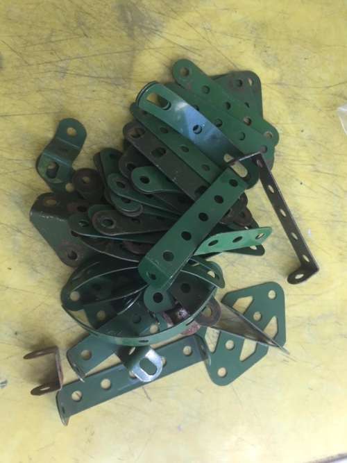 Vintage Meccano Building Pieces