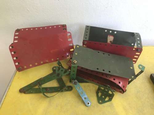 Vintage Meccano Building Pieces