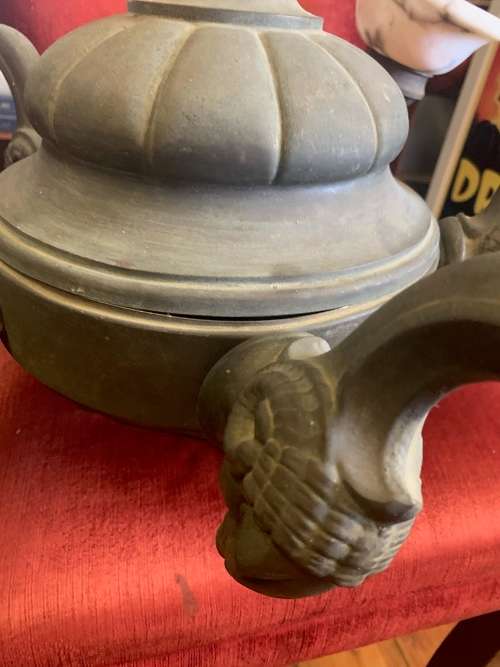 Magnifiscent Brass Ceiling Ligth with Marble Cups ( diameter 70 cm )