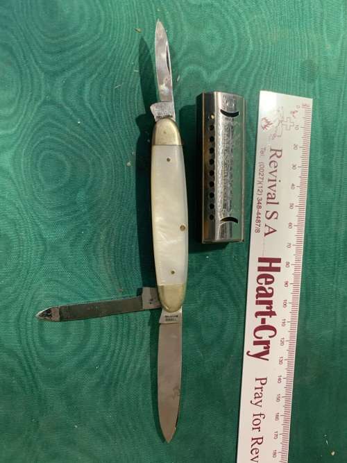 Vintage Collection: Pocket Knife and Harmonica