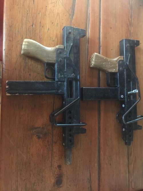 Vintage pair of kids Uzi Guns