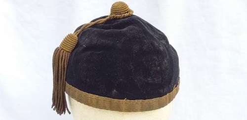 RARE TFC FOOTBALL CLUB PLAYERS CAP CIRCA 1900 ( Tiverton Town Football / Rugby Club )