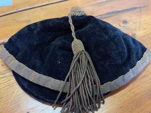 RARE TFC FOOTBALL CLUB PLAYERS CAP CIRCA 1900 ( Tiverton Town Football / Rugby Club )