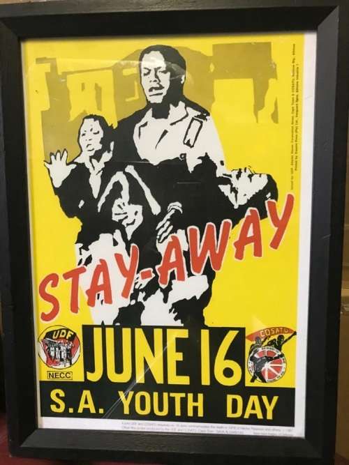 Apartheid Struggle Posters: Pair of UDF Posters ( 46 x 34 cm )