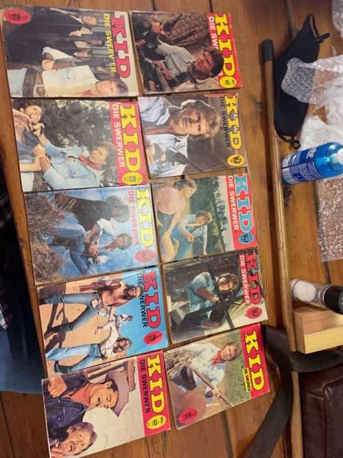 Fotoverhaal /Photobook : Kid die Swerwer ( 10 Books, bid per book to take 2 or more )