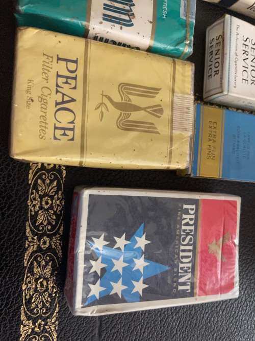 Collection of 7 Original Cigarettes Packets still sealed
