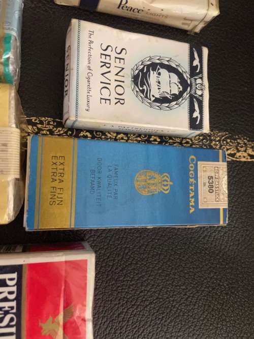 Collection of 7 Original Cigarettes Packets still sealed