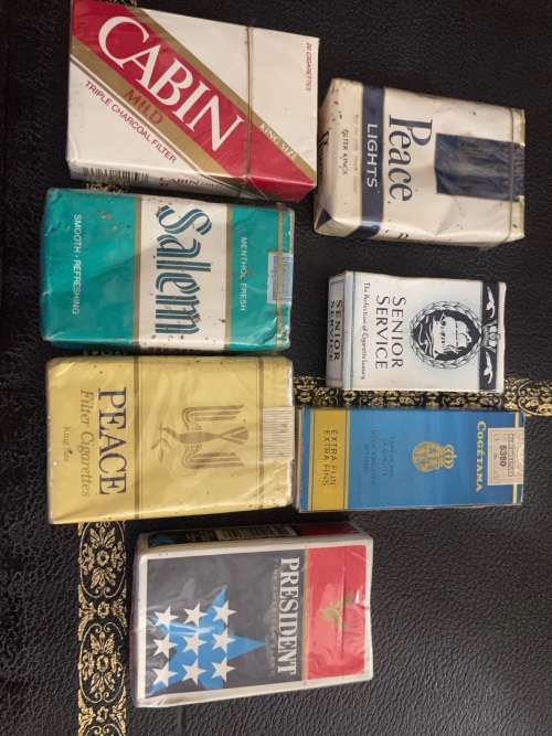 Collection of 7 Original Cigarettes Packets still sealed
