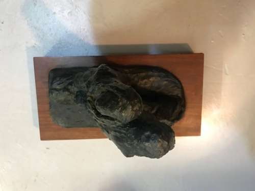 Rare Sculpture : The Waiting by Irena Georgiou ( 40 x 42 x 22 cm )