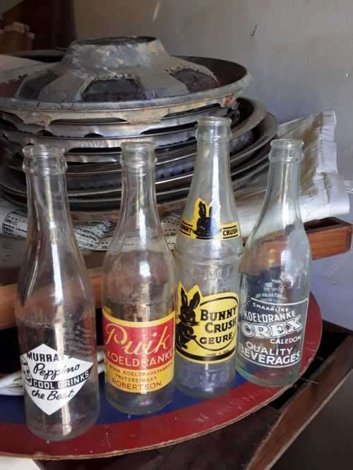 Collection of Vintage Local  Cooldrink Bottles