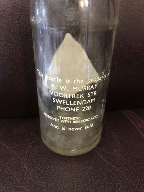 Collection of Vintage Local  Cooldrink Bottles