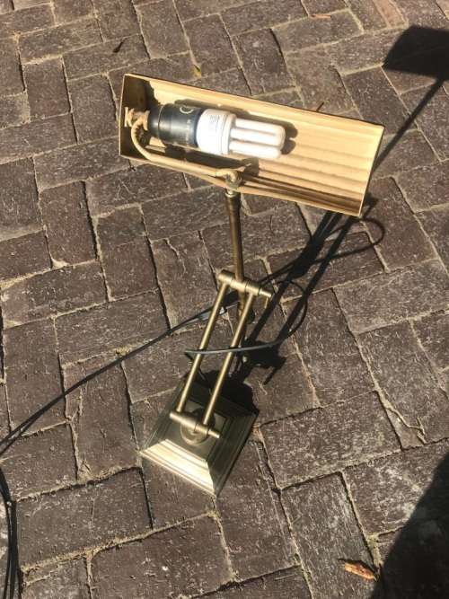 Brass Desk-table Bankers Lamp